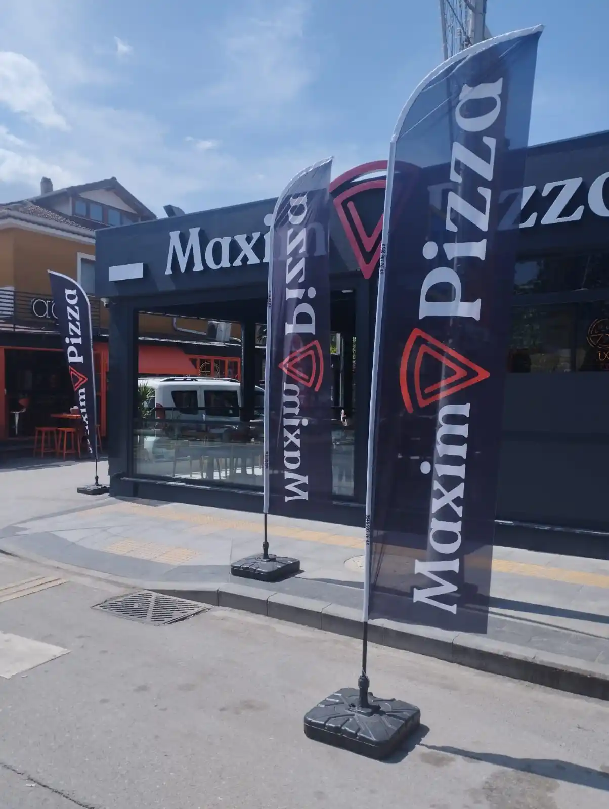 Pizzacı Yelken Bayrağı-4